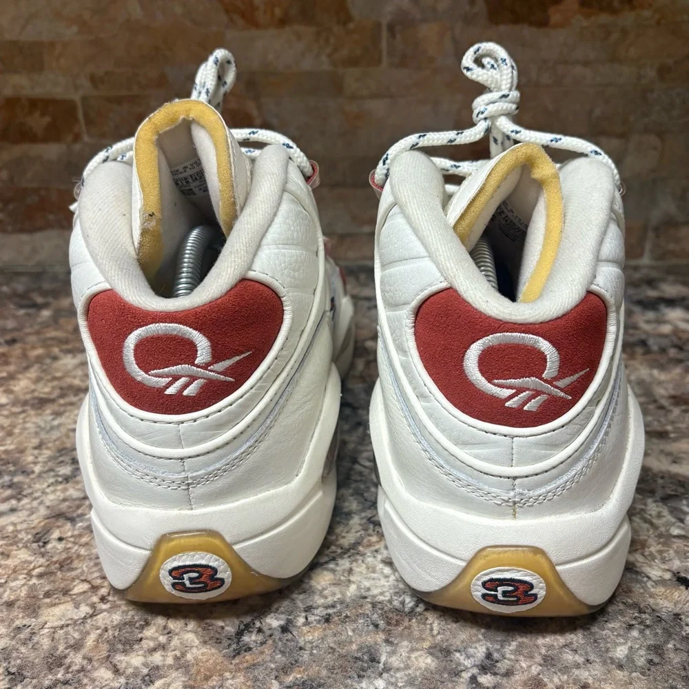 Reebok Iverson Question Vintage Red Toe Size 9 - Picture 5 of 9